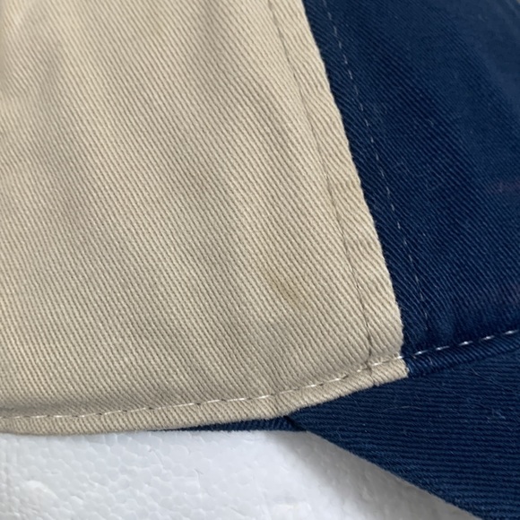 Platinum Series by Outdoor Cap Baseball Hat Unisex OSFA Two Tone Navy Tan - Picture 9 of 15